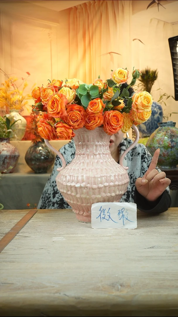 高30口16陶瓷花瓶花器