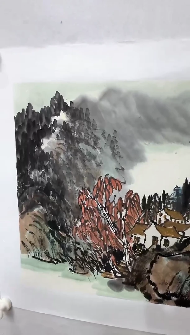 【闪购商品】纸本1炳山艺术——李贵老师绘画作品