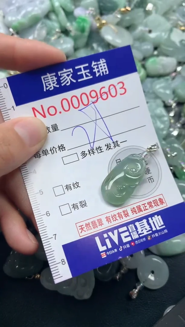 颈饰未镶嵌翡翠9603
