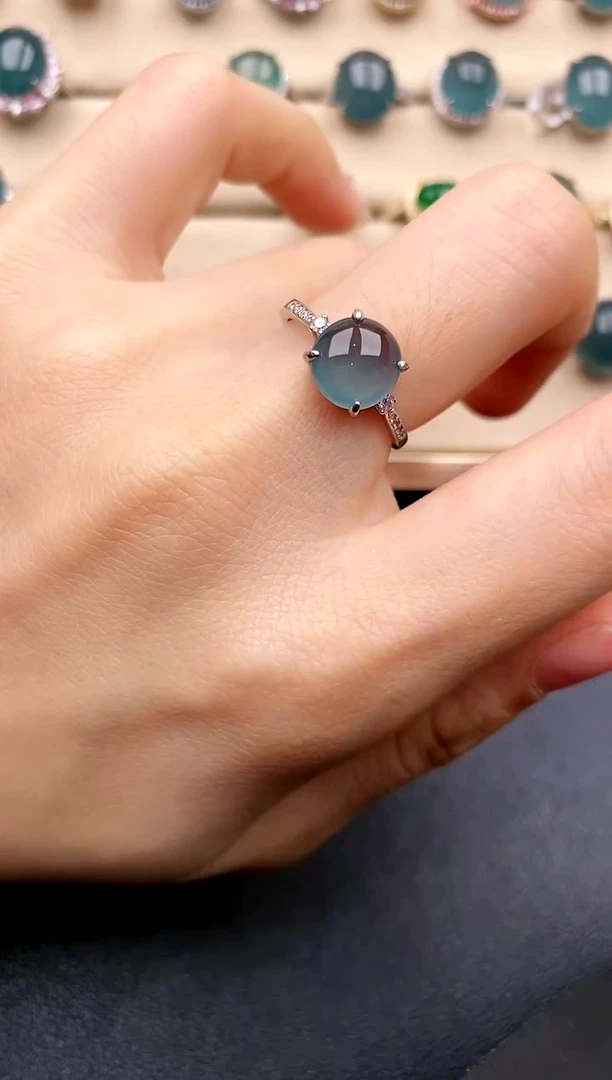 【闪购商品】翡翠戒指银S925镶嵌.....