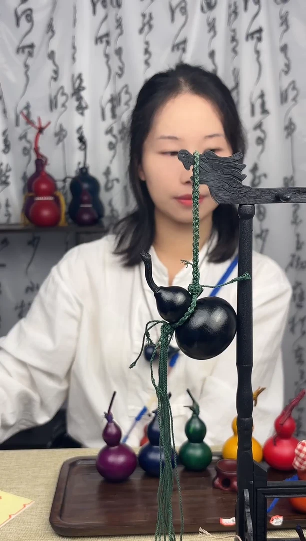 大漆葫芦挂件---016