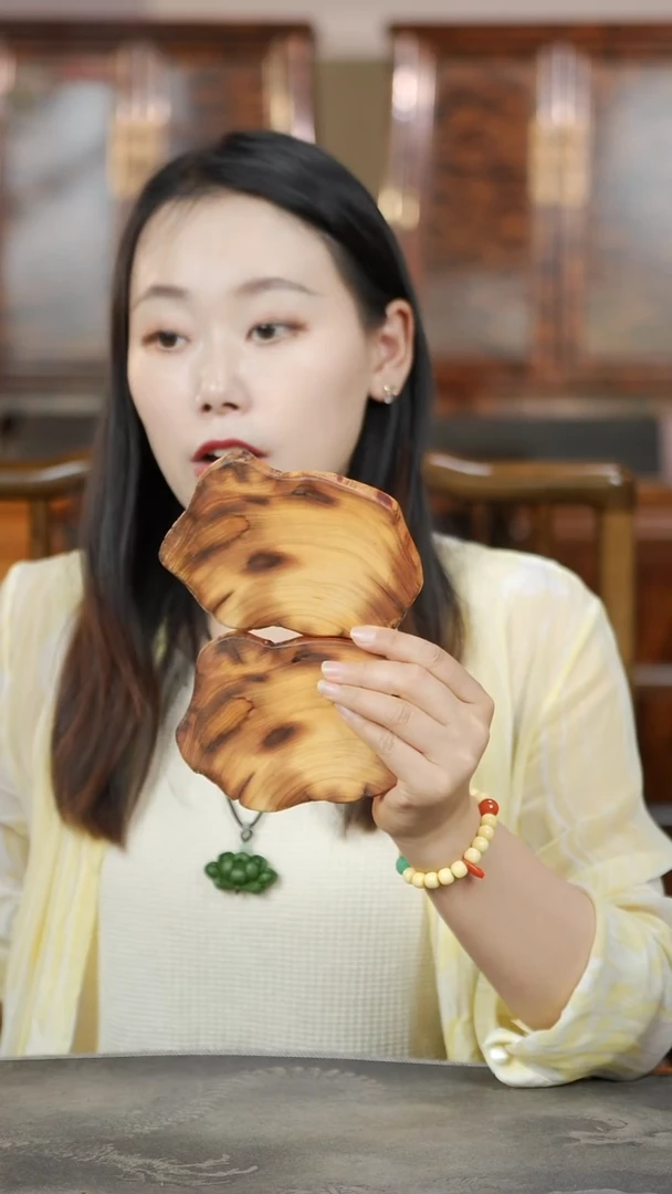 柏木（崖柏）淳化黑油闻香香片2片