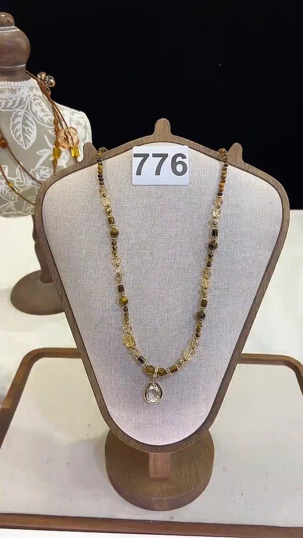 项链钛钢淡水珍珠776