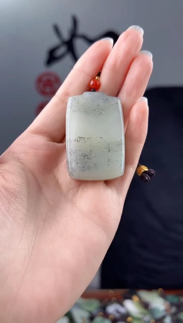 和田玉未镶嵌颈饰拍一发一，多样性发货