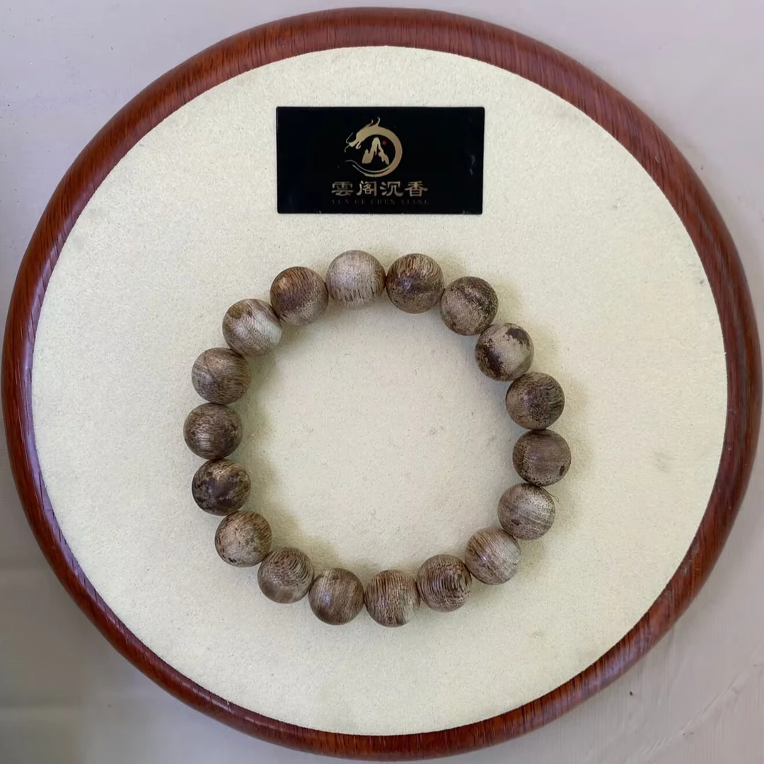 海南沉香黄油格手串1.2单圈F0HY0001【多样性只发其一】