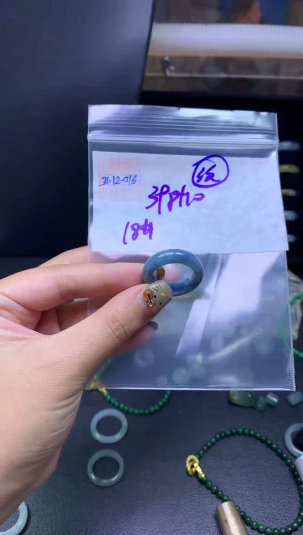 未镶嵌定制翡翠翡翠408元18#毛货需精细抛光016瑕疵