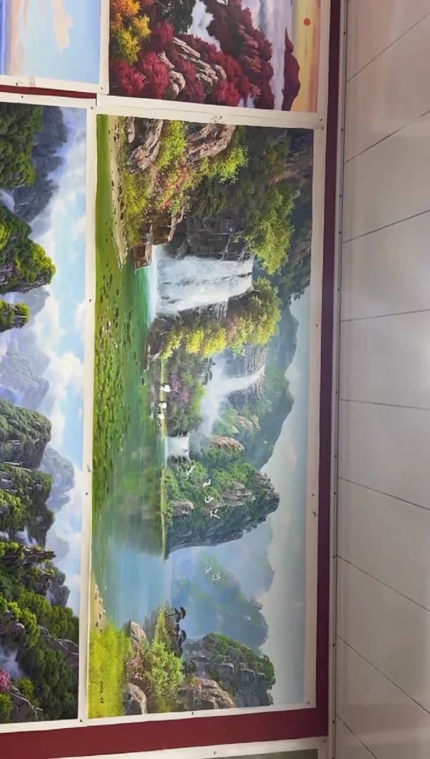 油画【108号】约2.2米丨朝鲜原创纯手绘孤品油画丨顺丰包邮