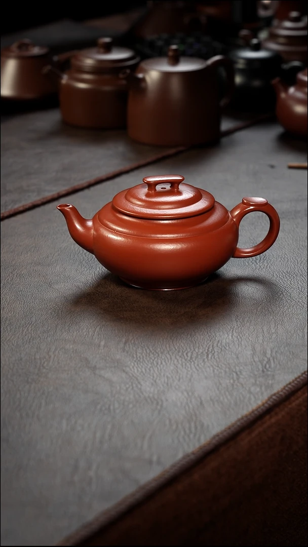 茶壶紫砂壶·22朱泥上新桥200cc