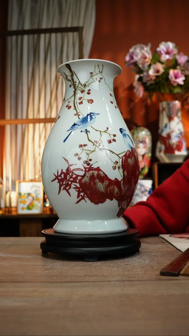 【简家甄选】景德镇设计师釉下手绘陶瓷