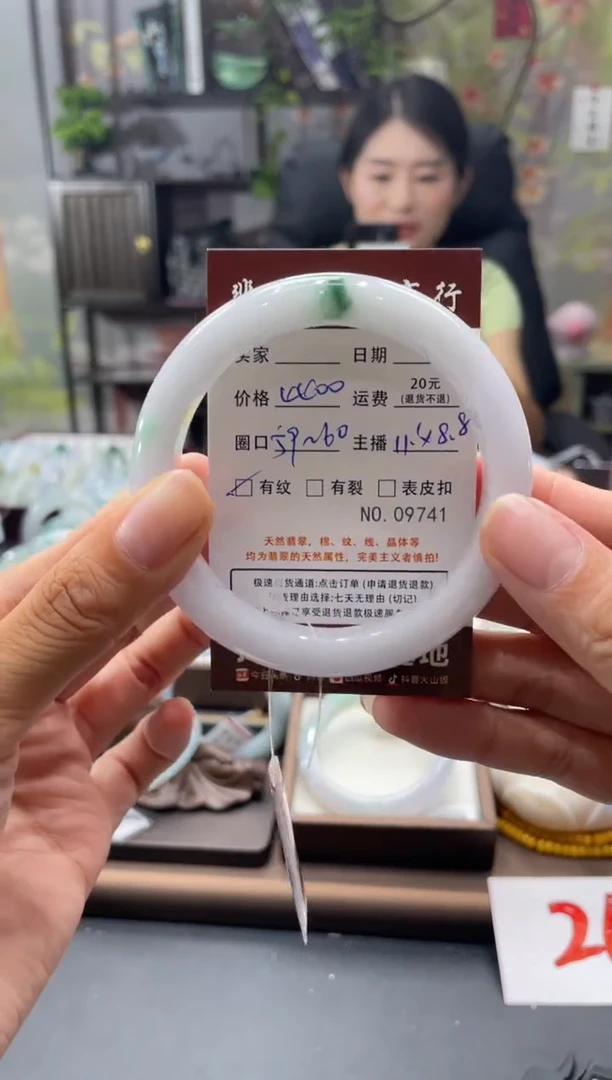 未镶嵌手镯翡翠09741****