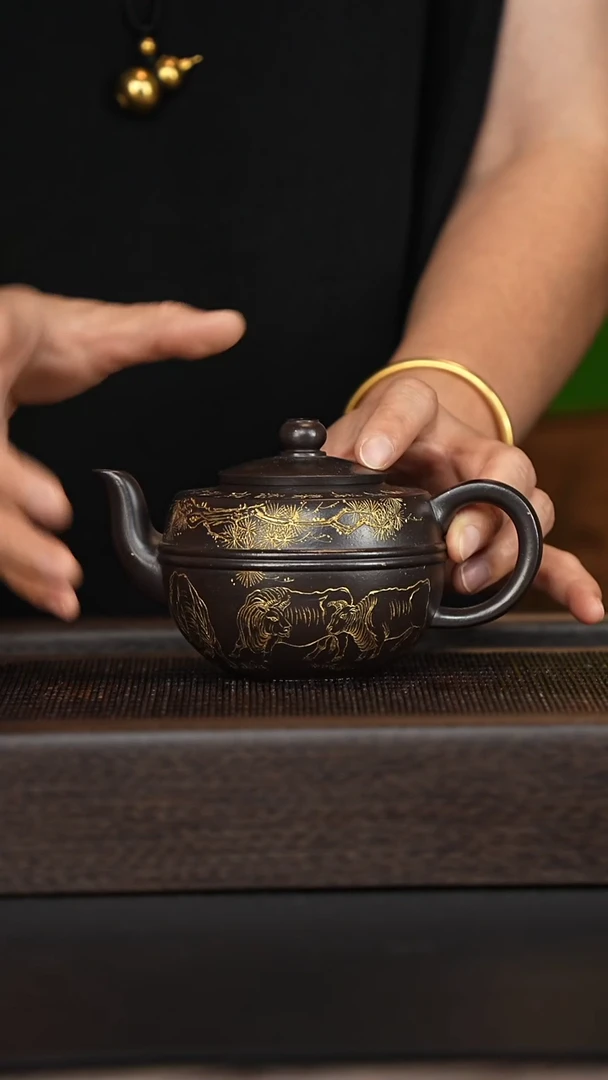 茶壶紫砂宜兴紫砂壶yjy029