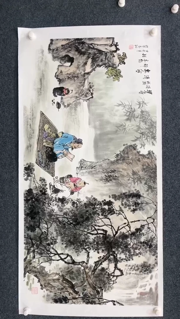 【闪购商品】国画2.1-艺术-冯高翔-四尺人物-17