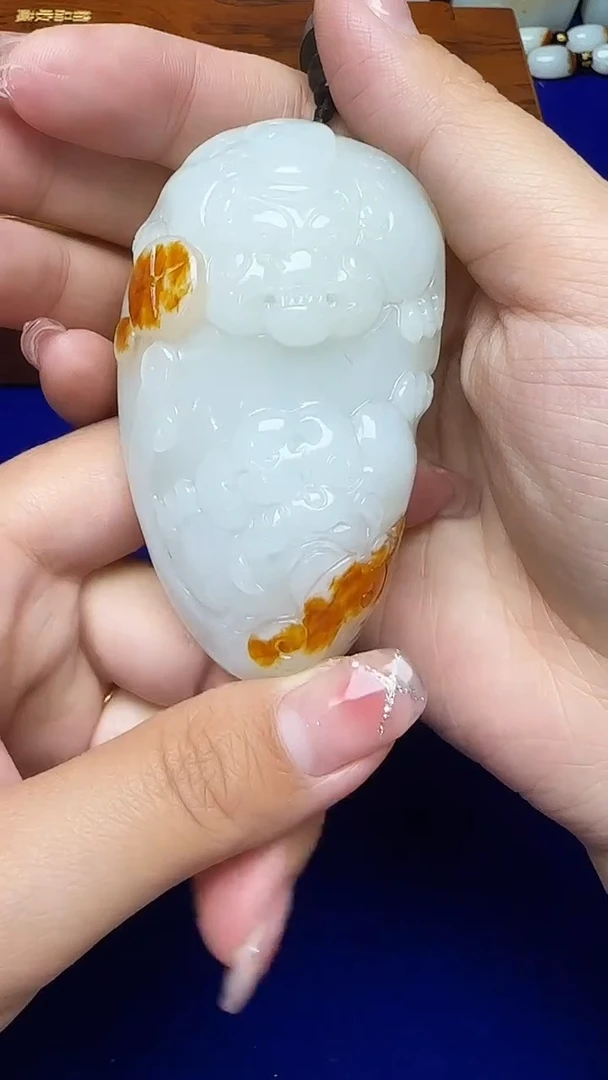 和田玉未镶嵌把件1