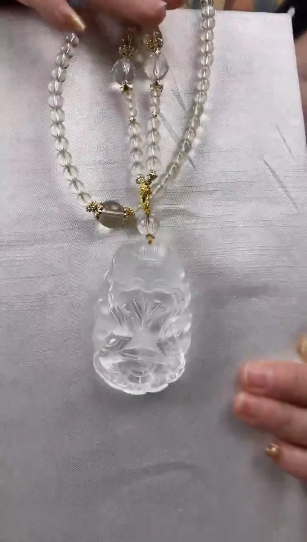 颈饰未镶嵌水晶天然