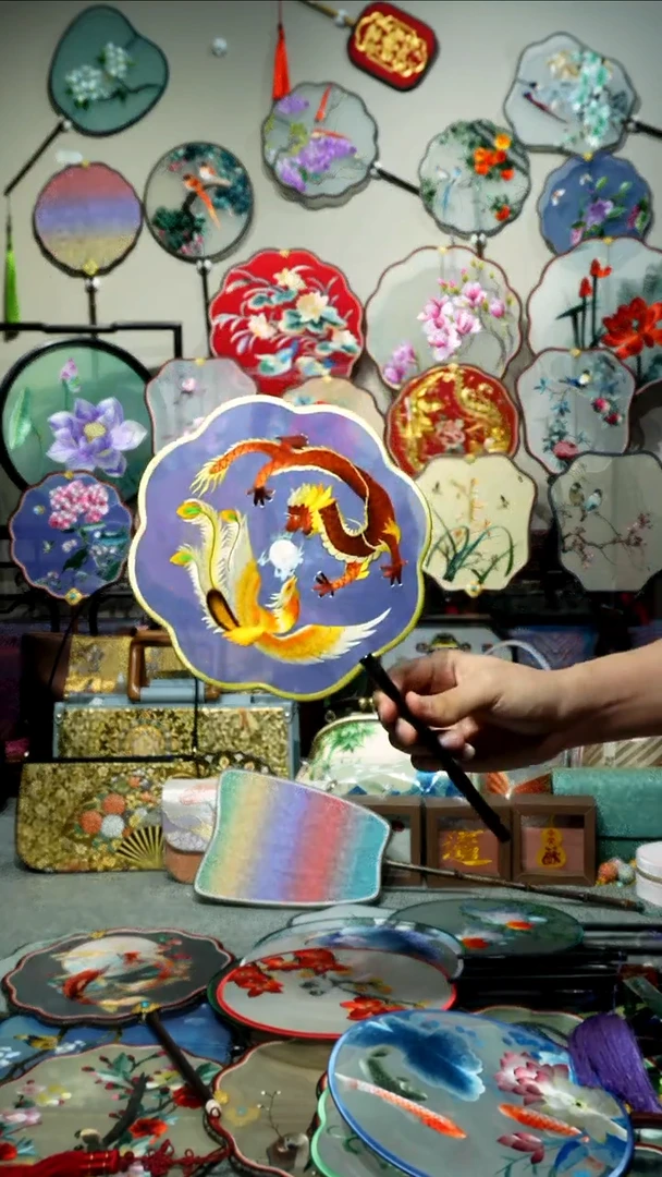 刺绣纯手工苏绣艺术品