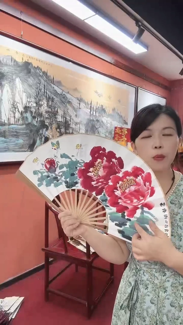 国画陈朝文/国画/扇面