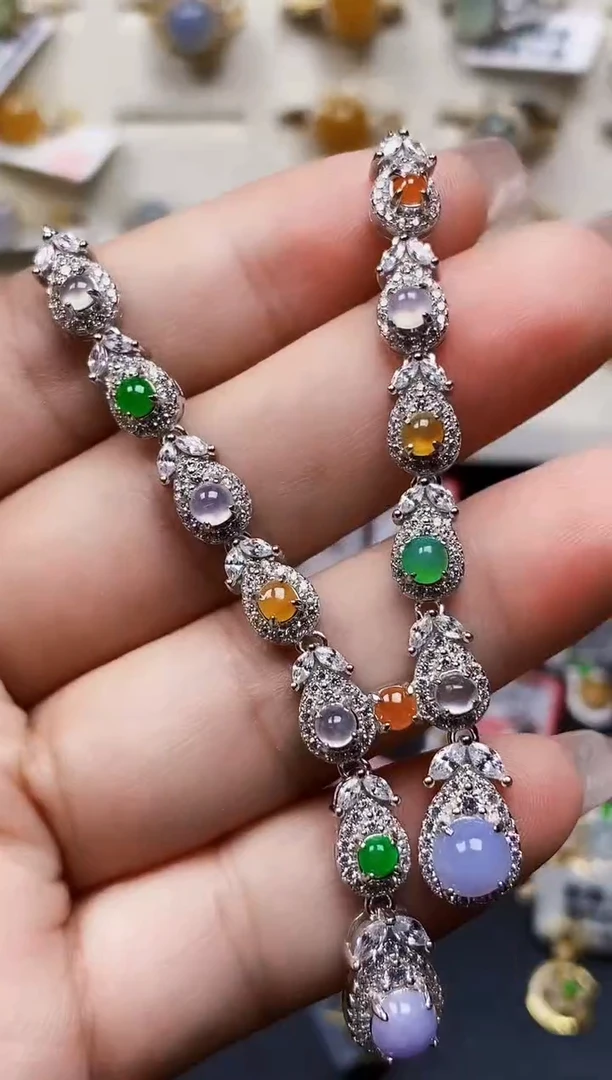 银S925镶嵌戒指翡翠4474