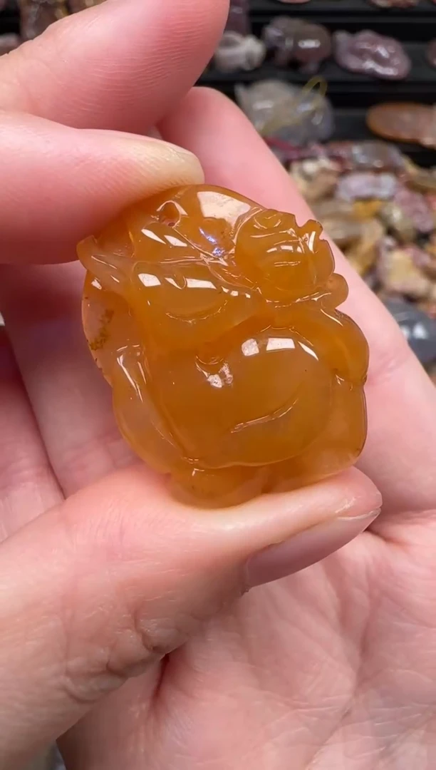 颈饰未镶嵌硅化珊瑚（珊瑚玉）154