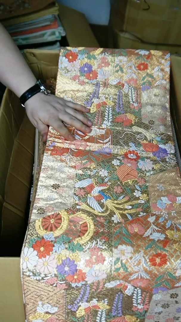 织绣织锦139六通花鸟