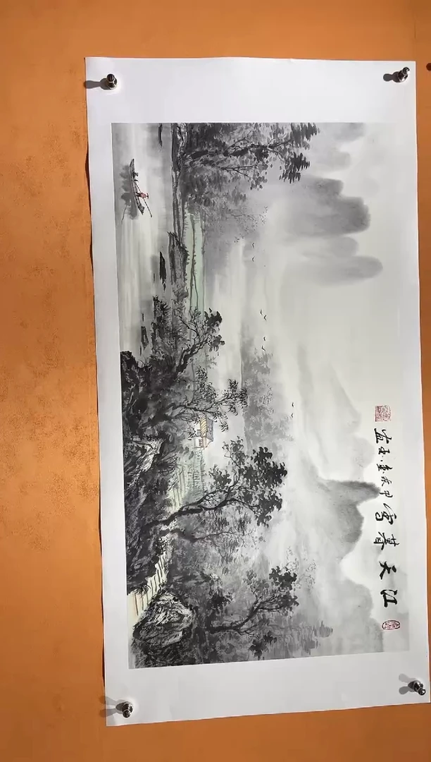 国画刘金玉教授亲笔手绘