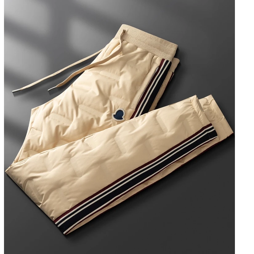 2025新款秋冬款加厚保暖白鸭绒羽绒裤男户外防风防水男女外穿长裤