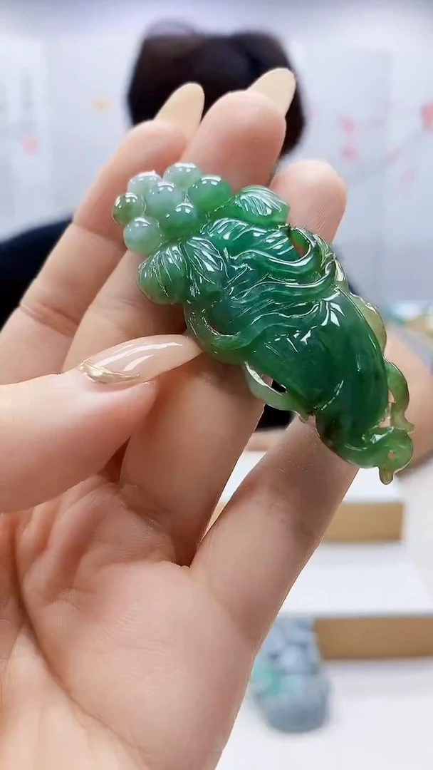 未镶嵌定制翡翠5145ty-毛货挂件9