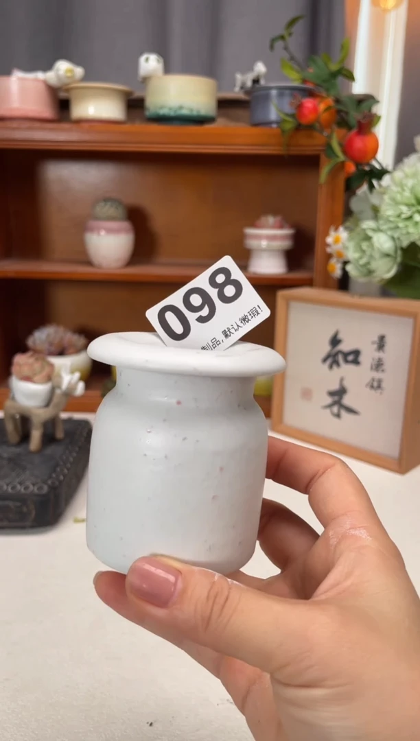 瓷片098知木小芳花盆