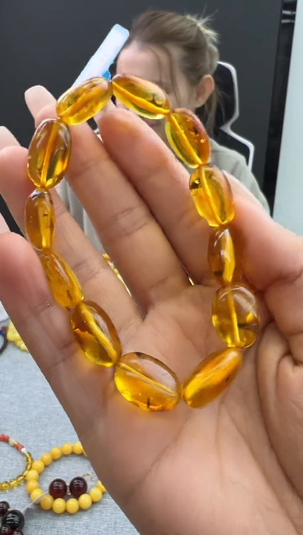 【闪购商品】琥珀手链未镶嵌774秒拍号