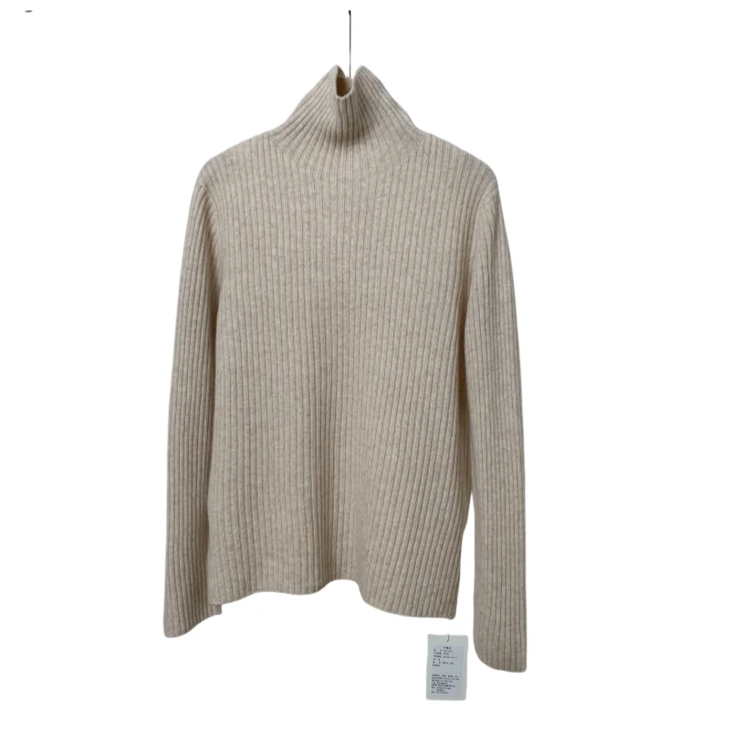 秋冬季新款轻奢高领羊毛衫坑条设计显瘦百搭时尚洋气针织衫上衣女