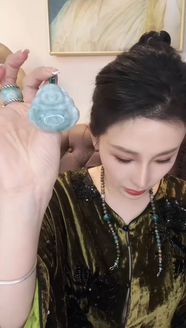 颈饰未镶嵌翡翠汐*翡翠E185