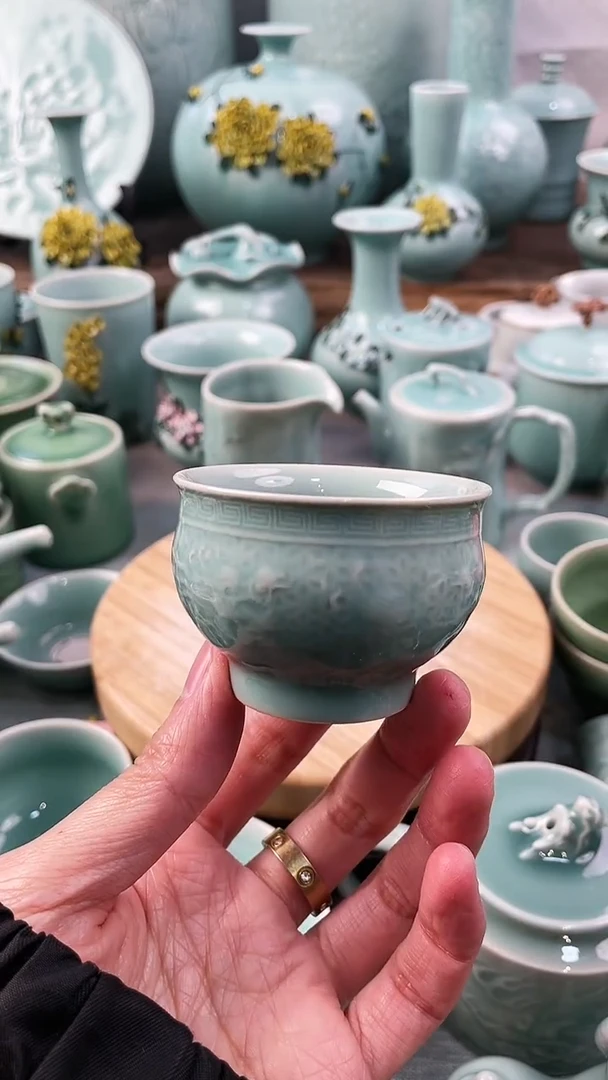 【闪购商品】特价 微瑕 慧仙青瓷