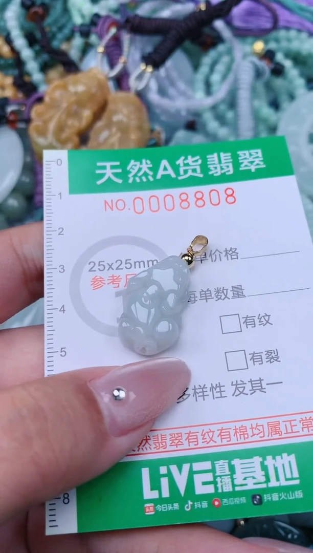翡翠未镶嵌颈饰.0008808