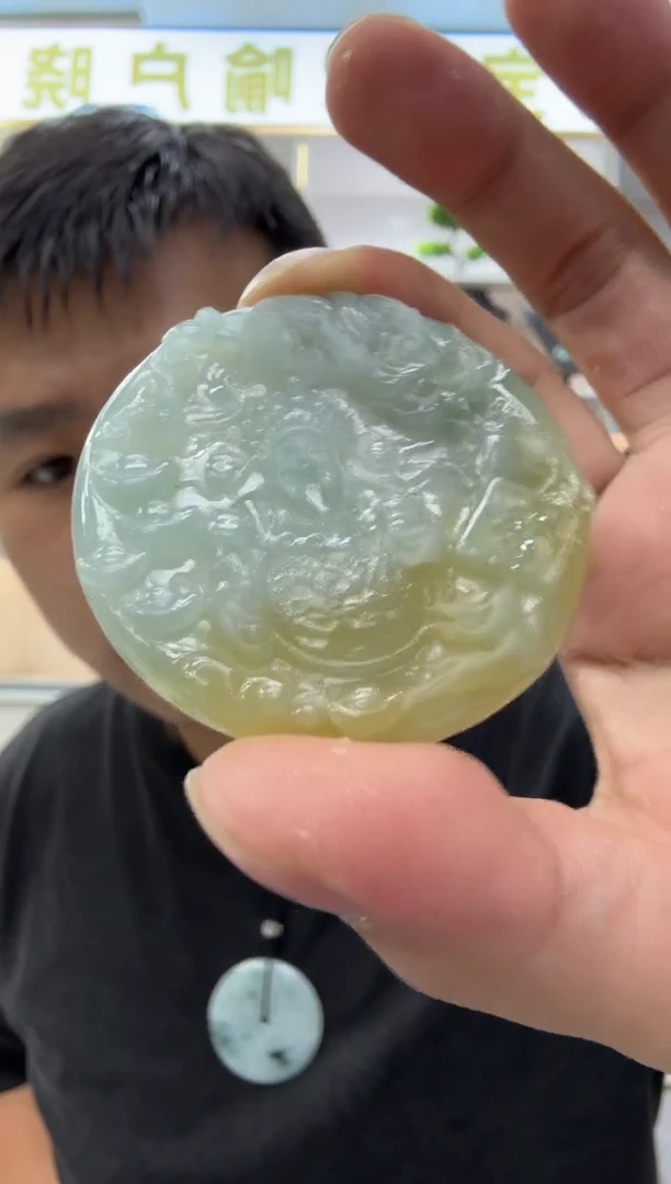 未镶嵌挂件翡翠天然翡翠A货孤品一件