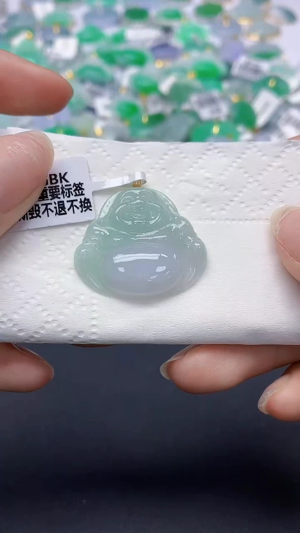 翡翠未镶嵌颈饰天然缅甸a货翡翠