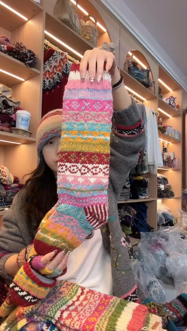 羊毛无**深百羊毛地板袜A591