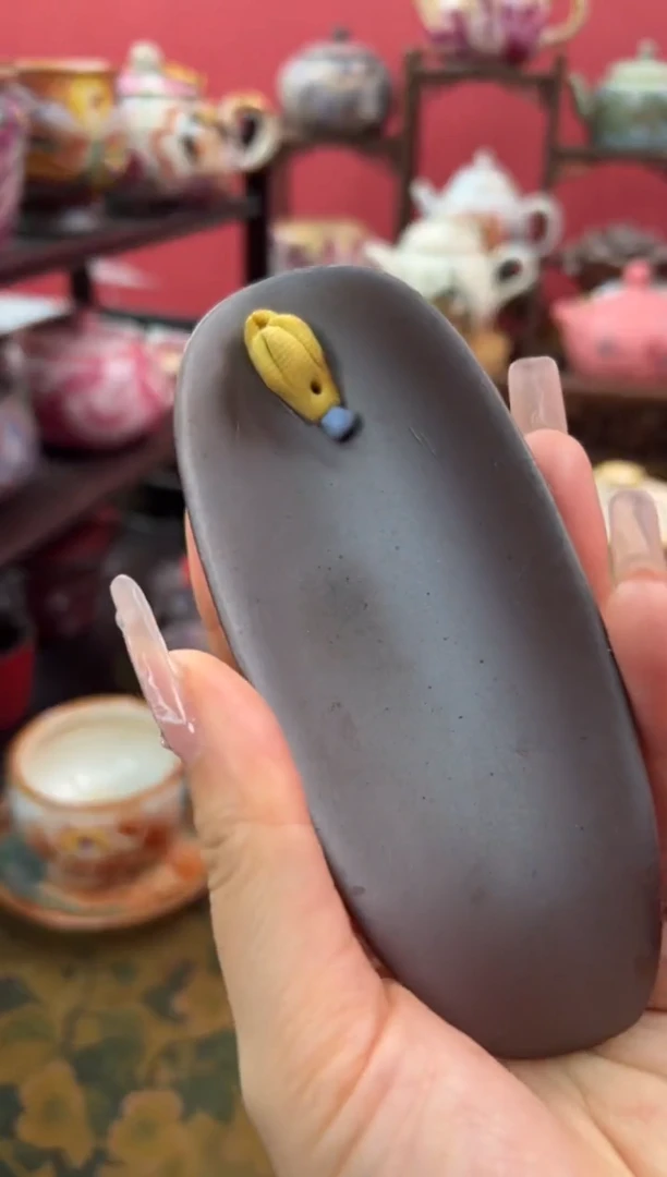 【闪购商品】手捏岩泥佛手瓜茶则