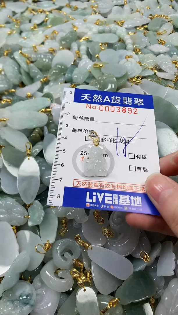 颈饰未镶嵌翡翠天然a货翡翠