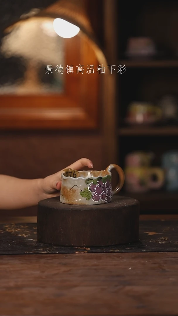陶瓷景德镇高温釉下手绘陶瓷276