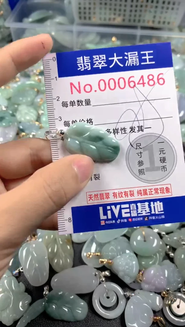 颈饰未镶嵌翡翠6486