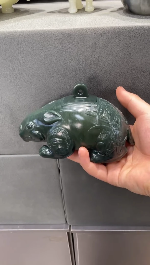 和田玉未镶嵌摆件摆件