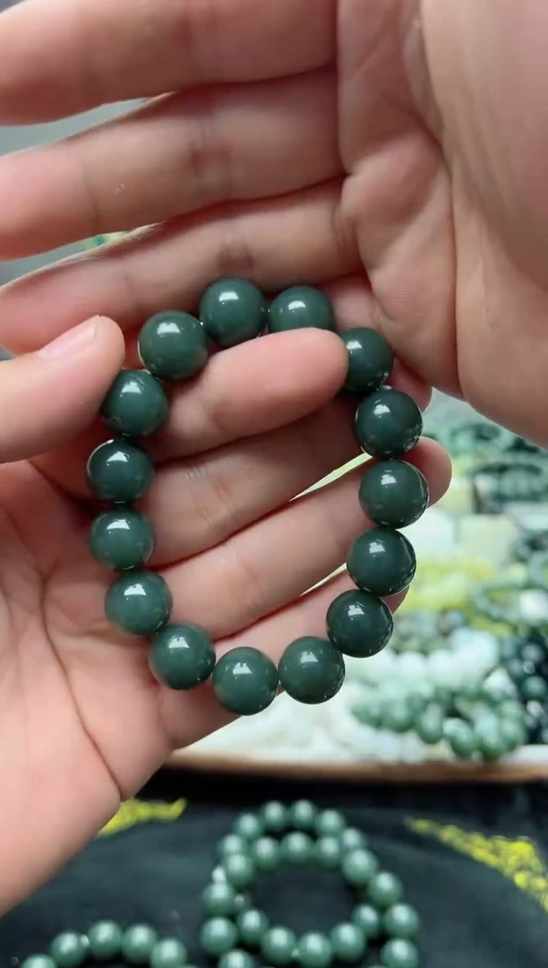 手串未镶嵌和田玉新疆且末蓝14