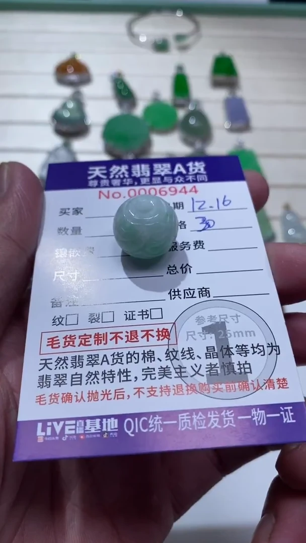 颈饰未镶嵌翡翠1