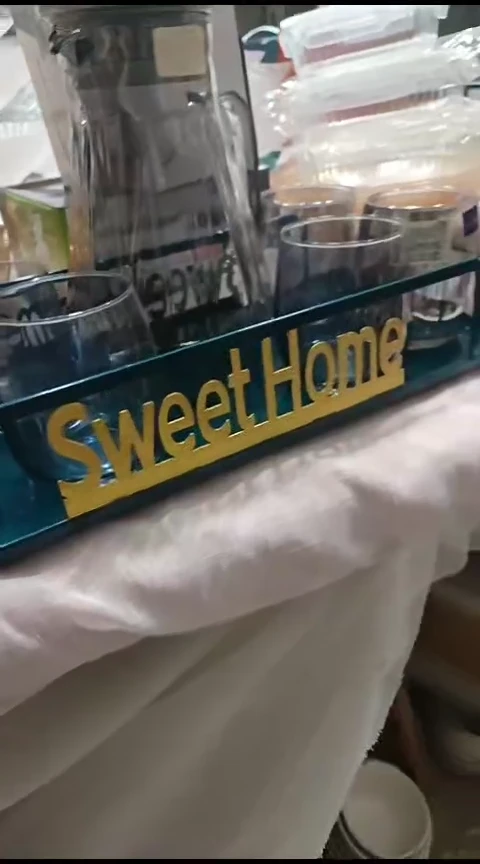 瓷铁艺托盘收纳一个装