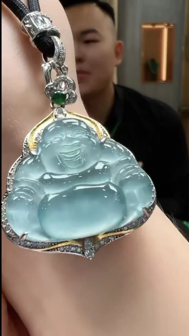 吊坠(不含链)银S925镶嵌翡翠多样性发货