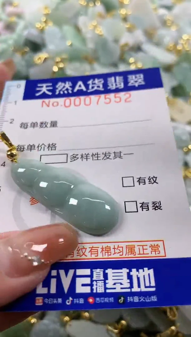 颈饰未镶嵌翡翠天然A货翡翠