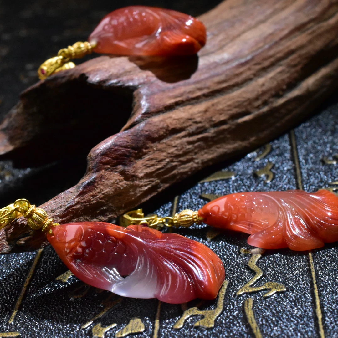 【一九珠宝】S925银鱼儿吊坠-卡29mm-30mm-多样性发一件 YJ2068-1