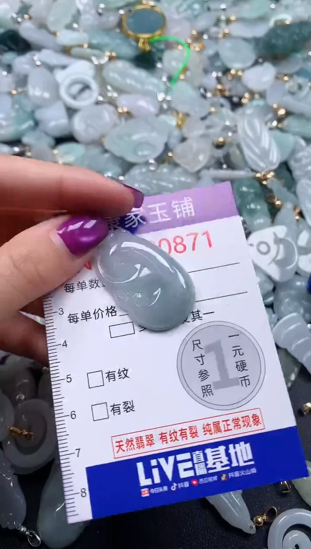 颈饰未镶嵌翡翠871