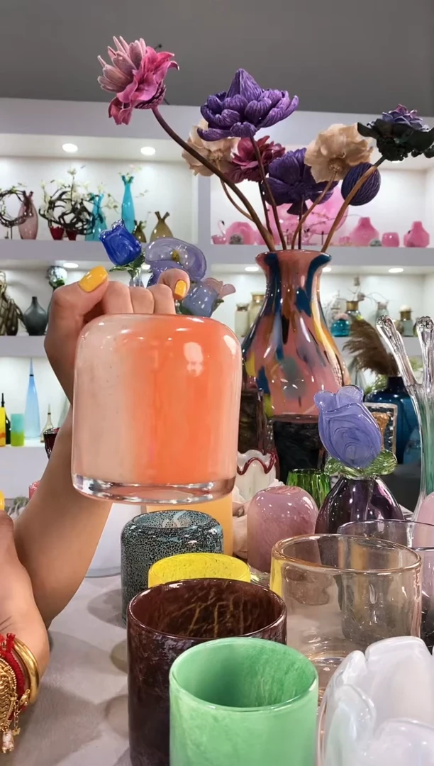 木*慕忆家手作琉璃花瓶