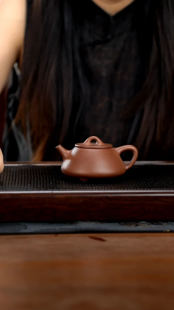 茶壶紫砂140cc黄龙山原矿底槽清平盖石瓢13