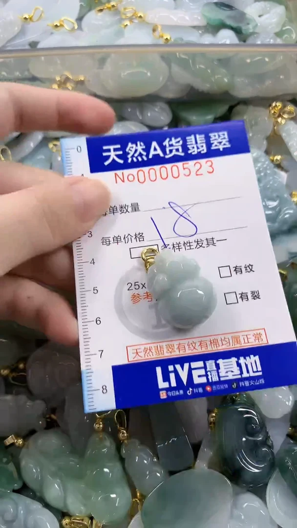 颈饰未镶嵌翡翠天然A货翡翠